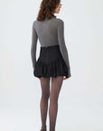 Taffeta Mini Skirt