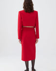 Shoulder Pad Red Jacket