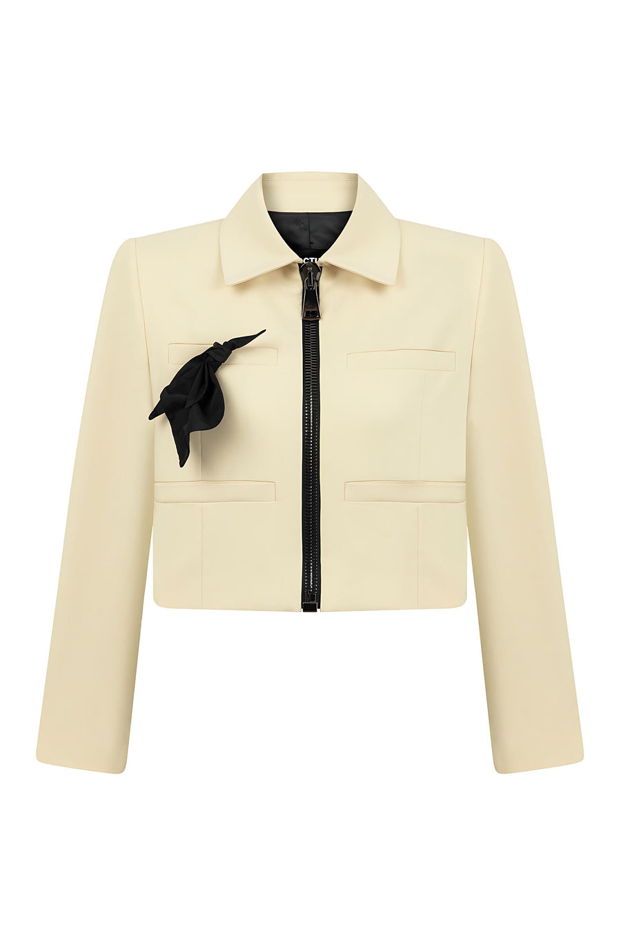 Shoulder Pad Crop Jacket