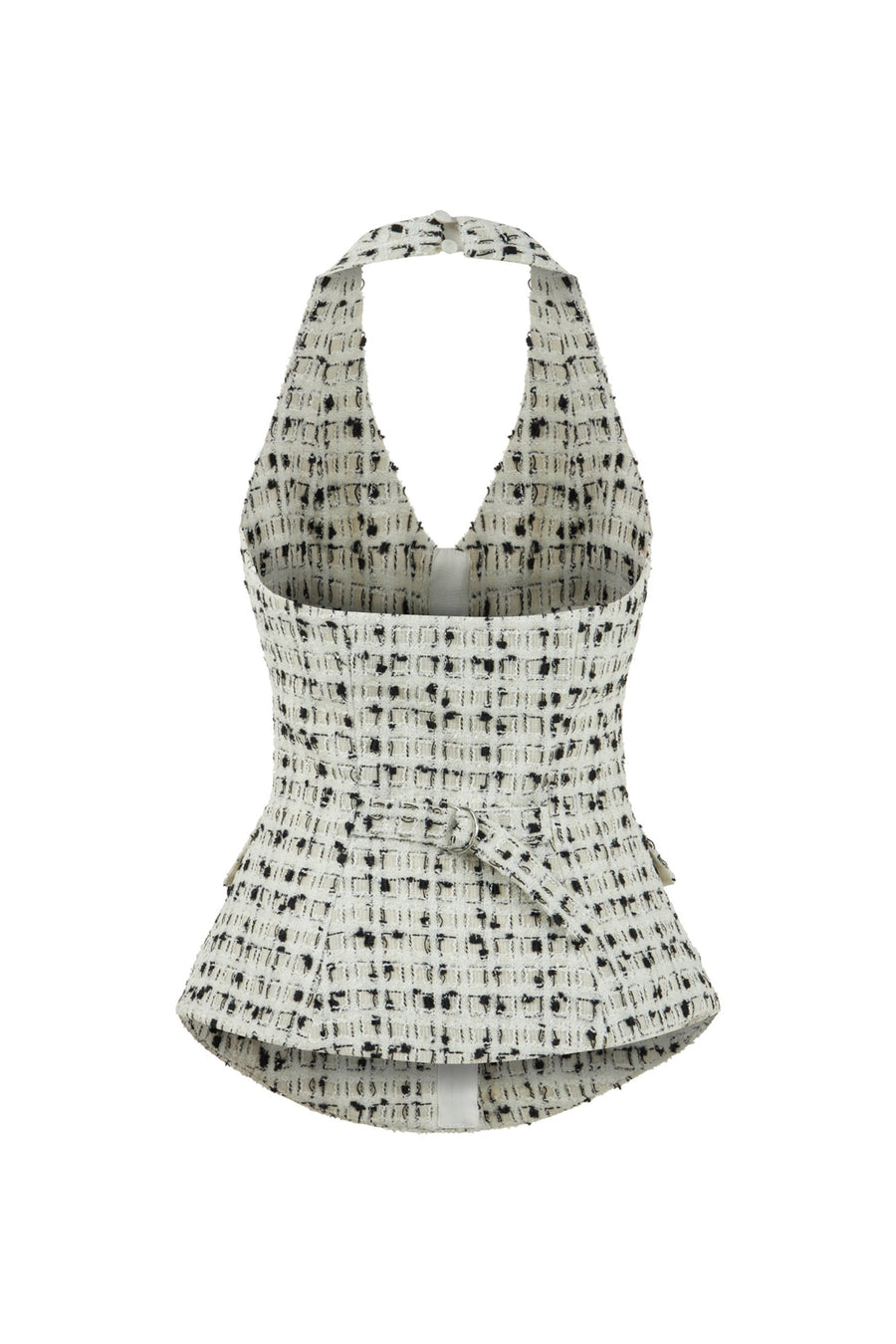 Multicolor Tweed Vest