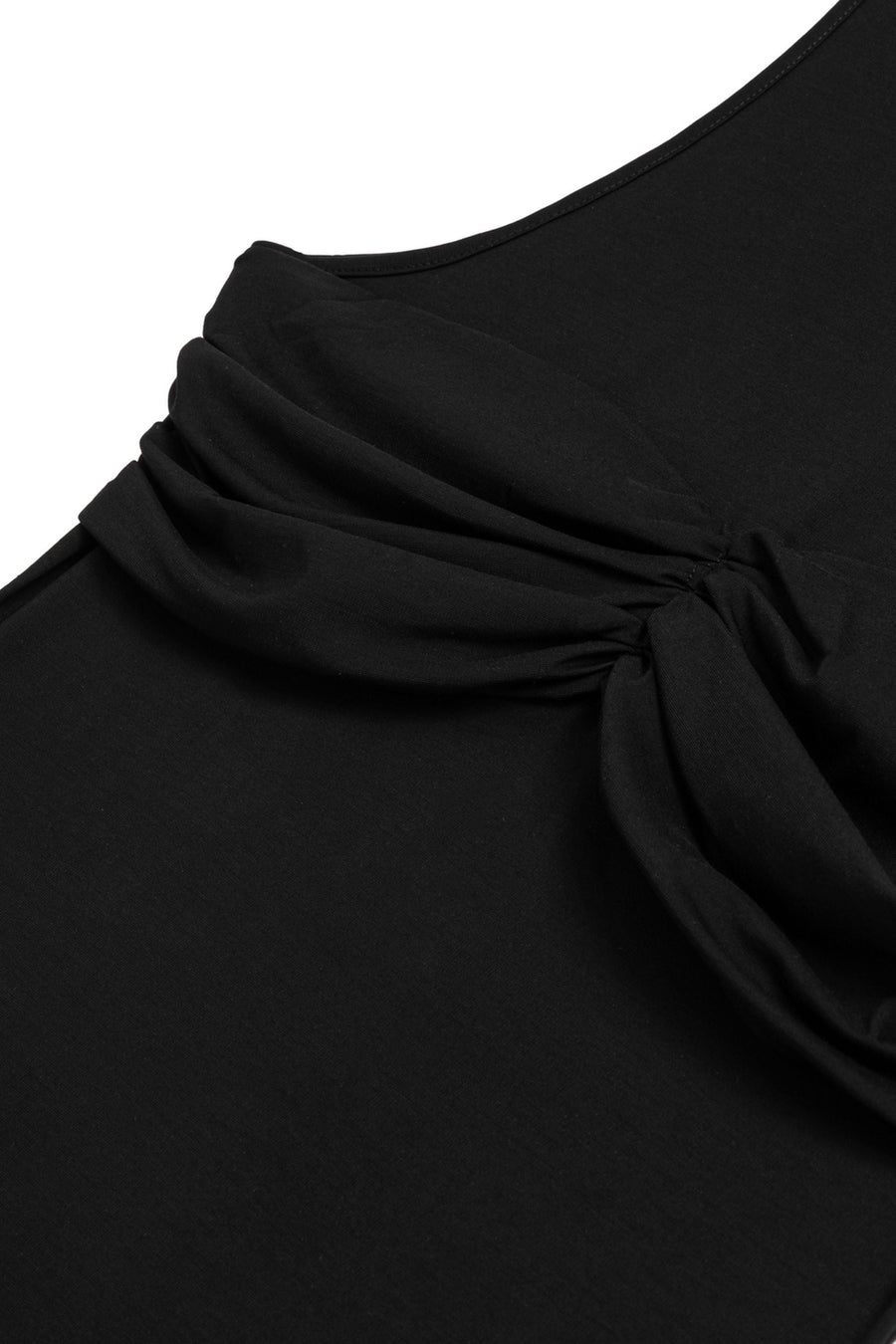 Black Twist Detailed Bodysuit