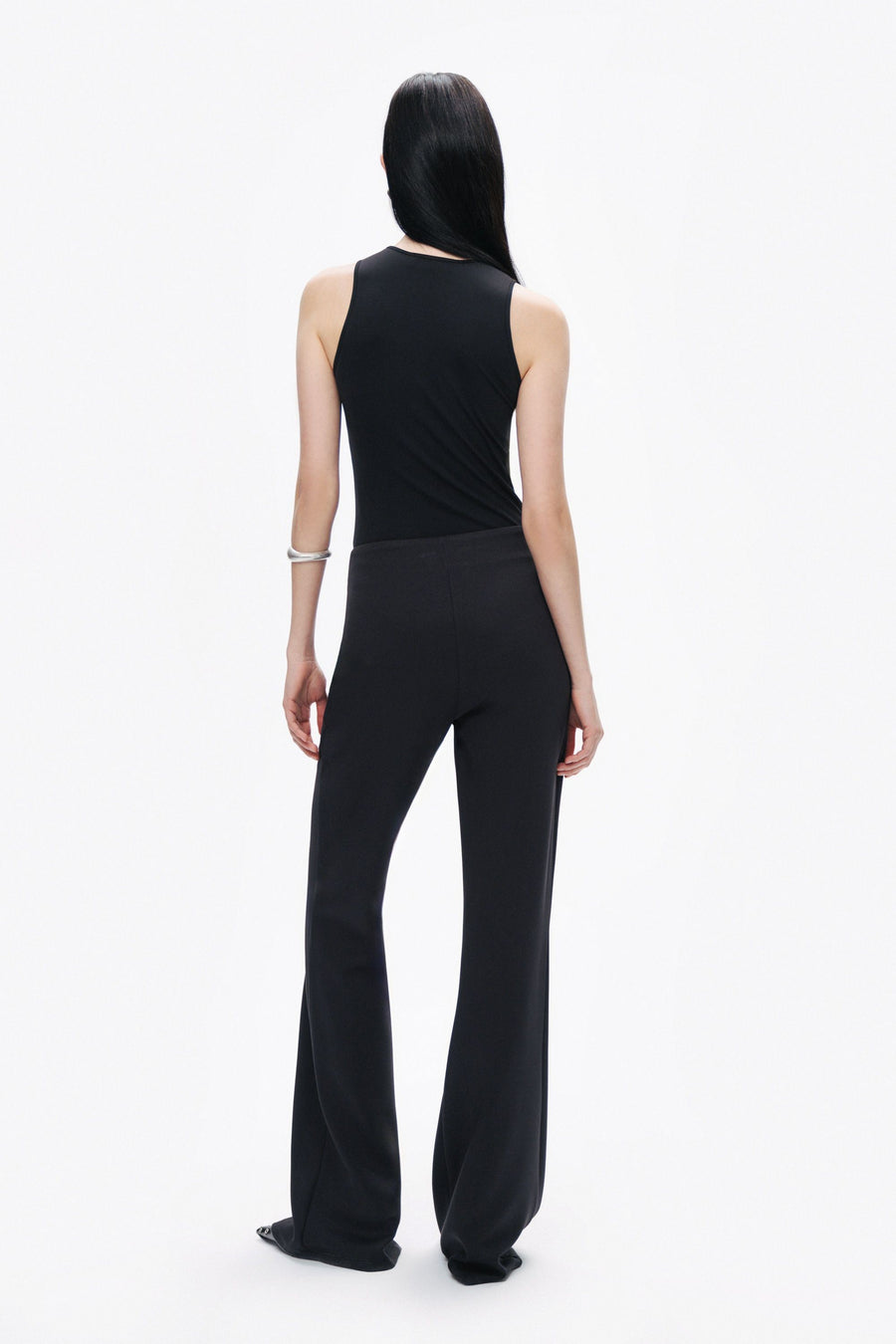 Black Twist Detailed Bodysuit