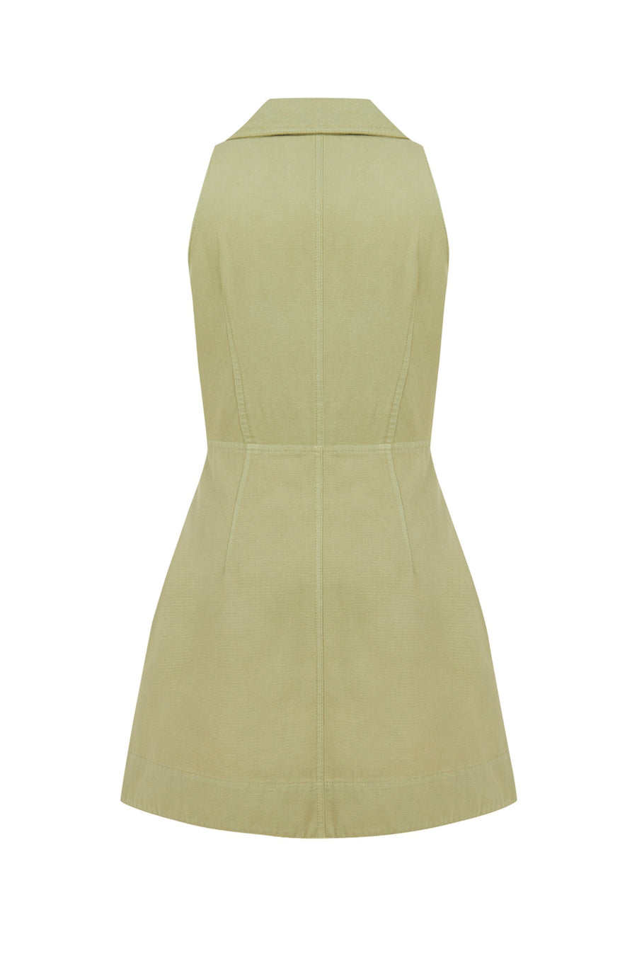 Olive Mini Dress with Pockets