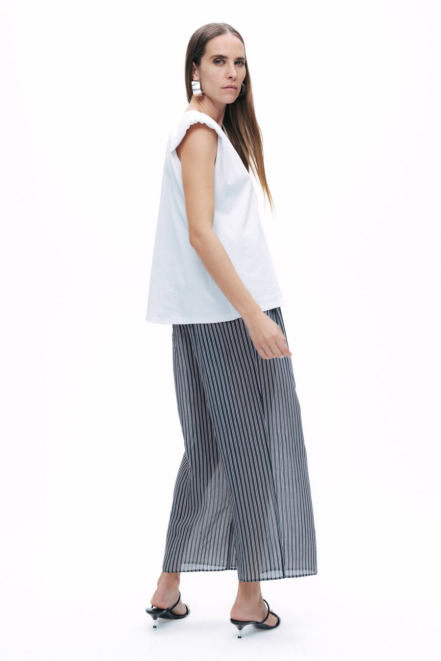 Nocturne Striped Sheer Pants  - Porterist 2