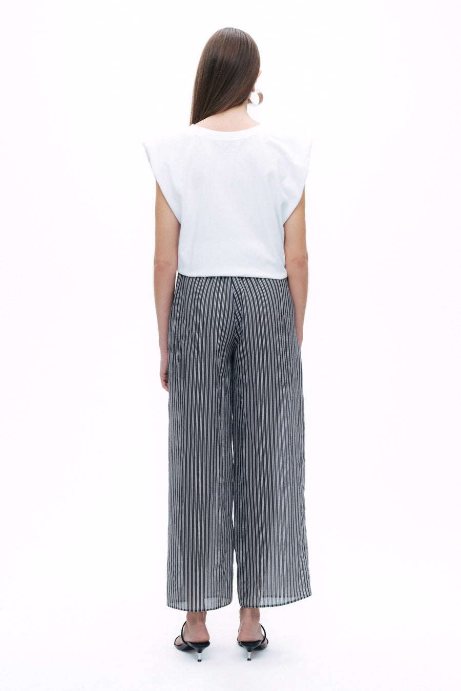 Nocturne Striped Sheer Pants  - Porterist 4