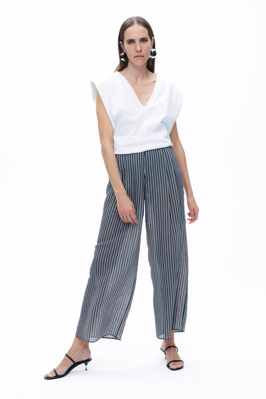 Nocturne Striped Sheer Pants  - Porterist 1