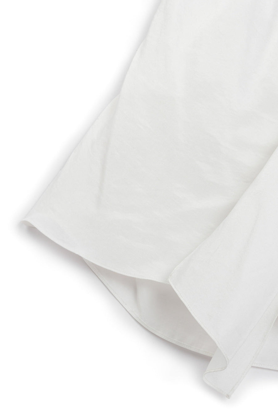 White Shawl-Designed Blouse