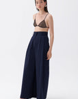 Pleated Wide Leg Pants