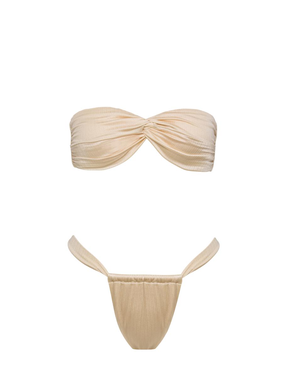 Nacre Low - rise Bikini Bottom | Porterist