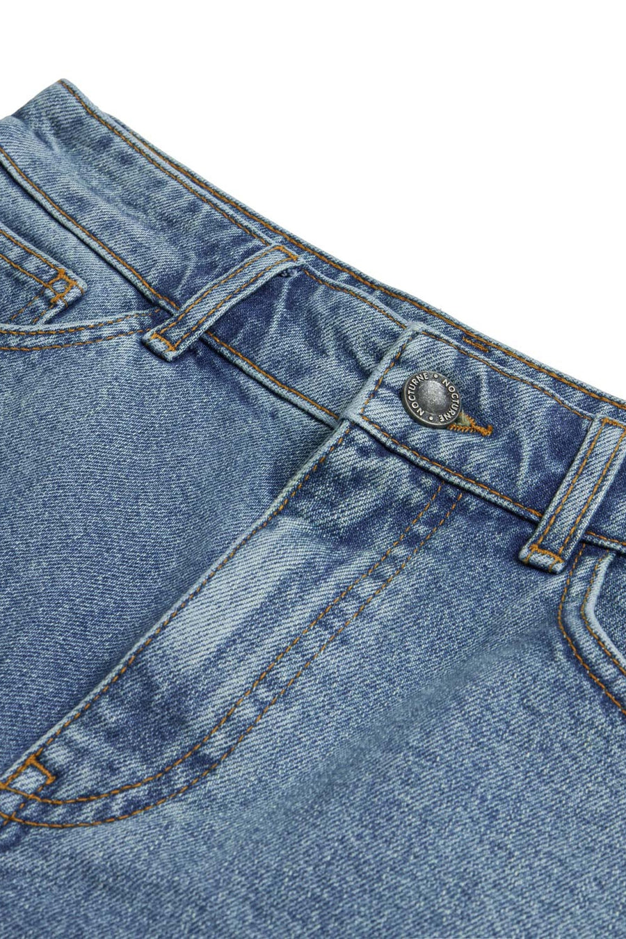Indigo Mini Denim Shorts