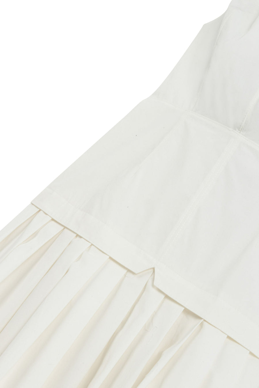 Off-White Halter Neck Maxi Dress