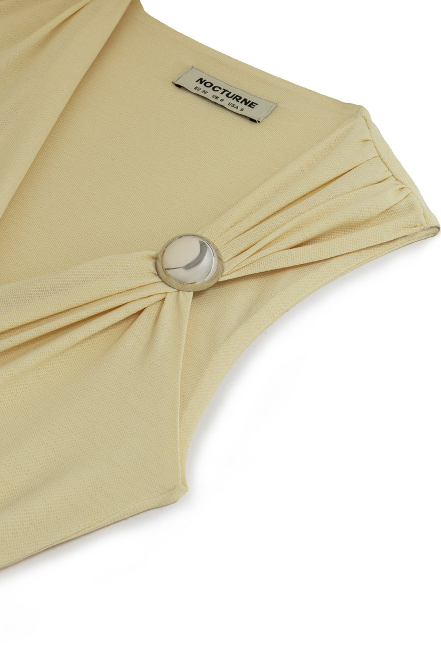 Yellow Accessory Detailed Maxi Dress