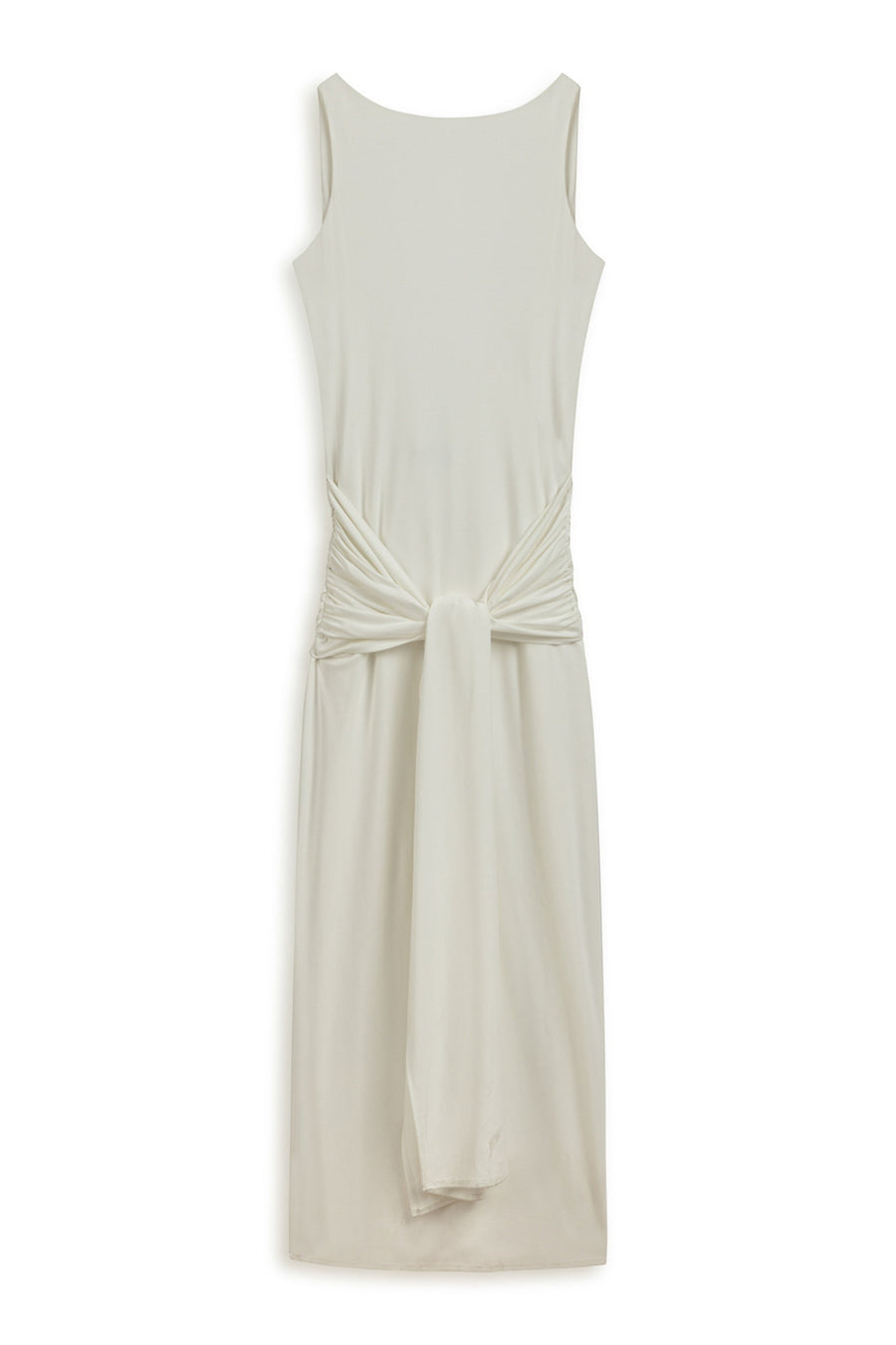 Ecru Backless Maxi Dress