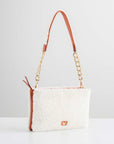 Nicole Bag - Orange Shearling | Porterist