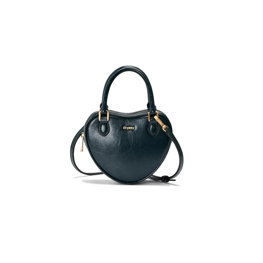 Oryany Heart Mini Tote Small Crossbody Handbags Black 