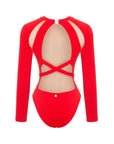 Odyssey Long Sleeve One - piece In Radiant Red | Porterist