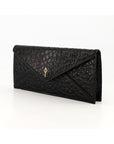 Croco Night Bag Black | Porterist