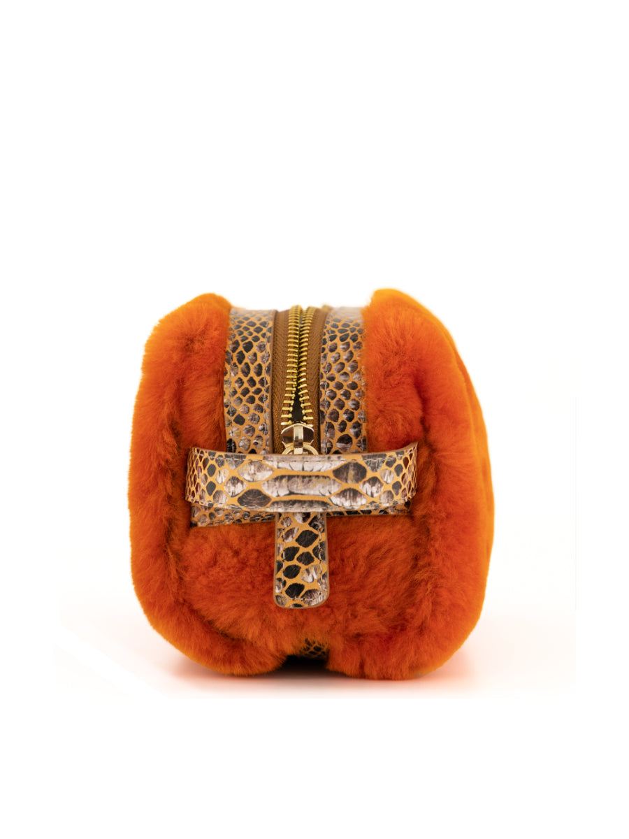 Lula Pouch / Fur Burnt Orange | Porterist