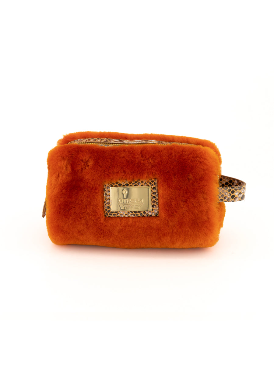 Lula Pouch / Fur Burnt Orange | Porterist