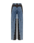 Free Heaven Two Colorway Jeans - Black/Blue