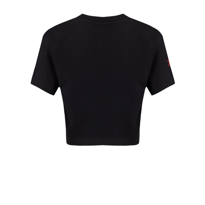 Black Embroidered T-shirt