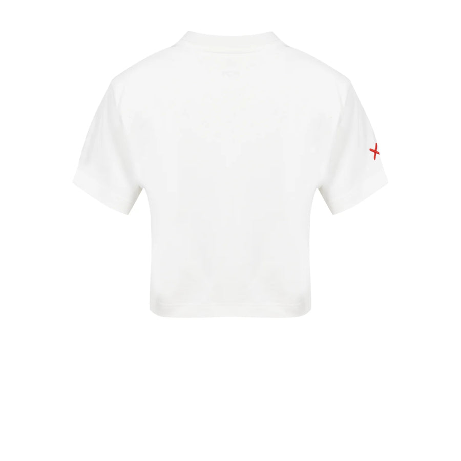 White Embroidered T-shirt