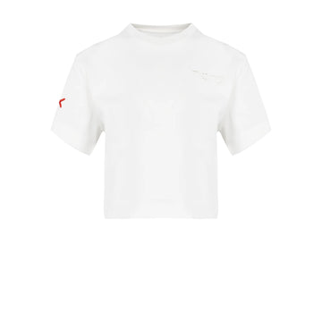 White Embroidered T-shirt