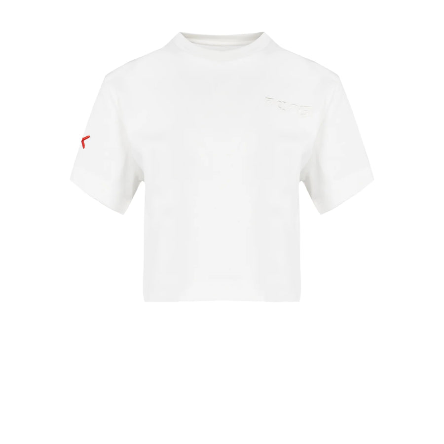 White Embroidered T-shirt