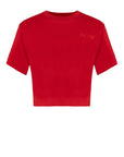 PCFG Red Embroidered Shoulder Pad T shirt  - Porterist 5