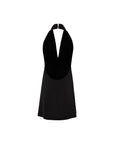 Dream Open Back Black Long Dress