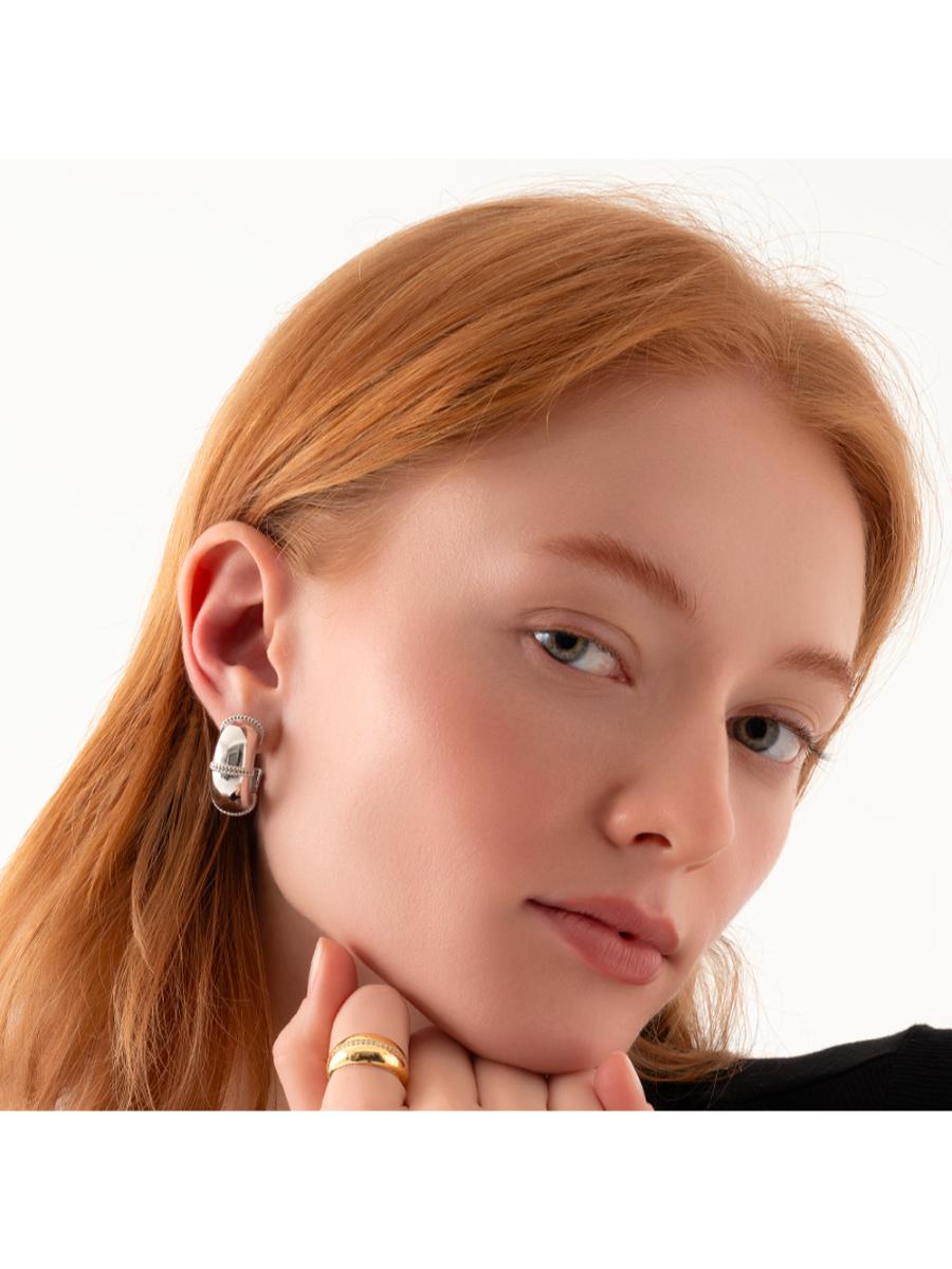 Roma Earring Silver | Porterist