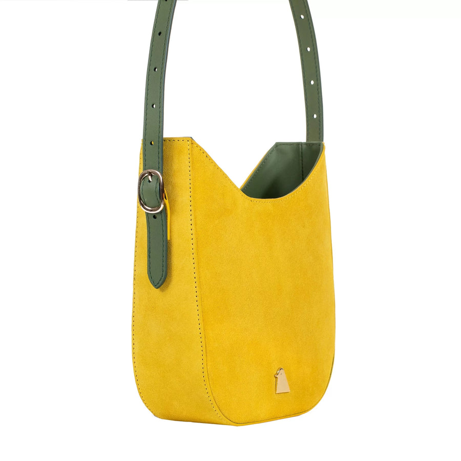 Ruby Mustard Yellow Leather Handbag | Porterist