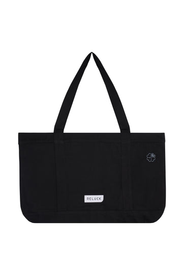 100% Recycled Big Tote Bag Black | Porterist