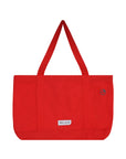 100% Recycled Big Tote Bag Red | Porterist