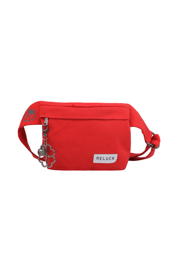 100% Recycled Fanny Bag Red | Porterist