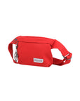 100% Recycled Fanny Bag Red | Porterist