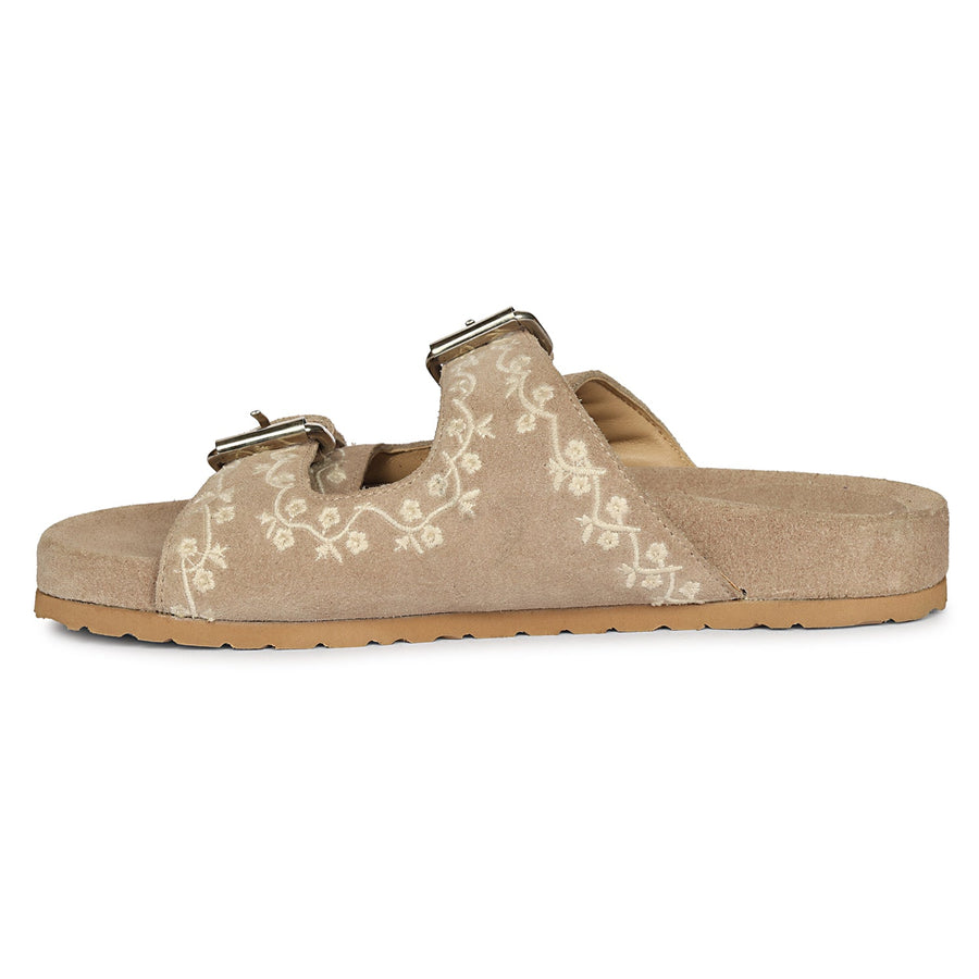 Future Brands Group Beige Angela Flat Sanda  - Porterist 7