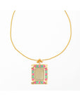 Sophia Rectangle Pink Medallion | Porterist