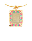 Sophia Rectangle Pink Medallion | Porterist