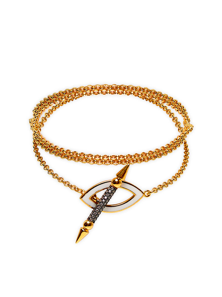 Seraphina Gold - plated Silver Bracelet | Porterist