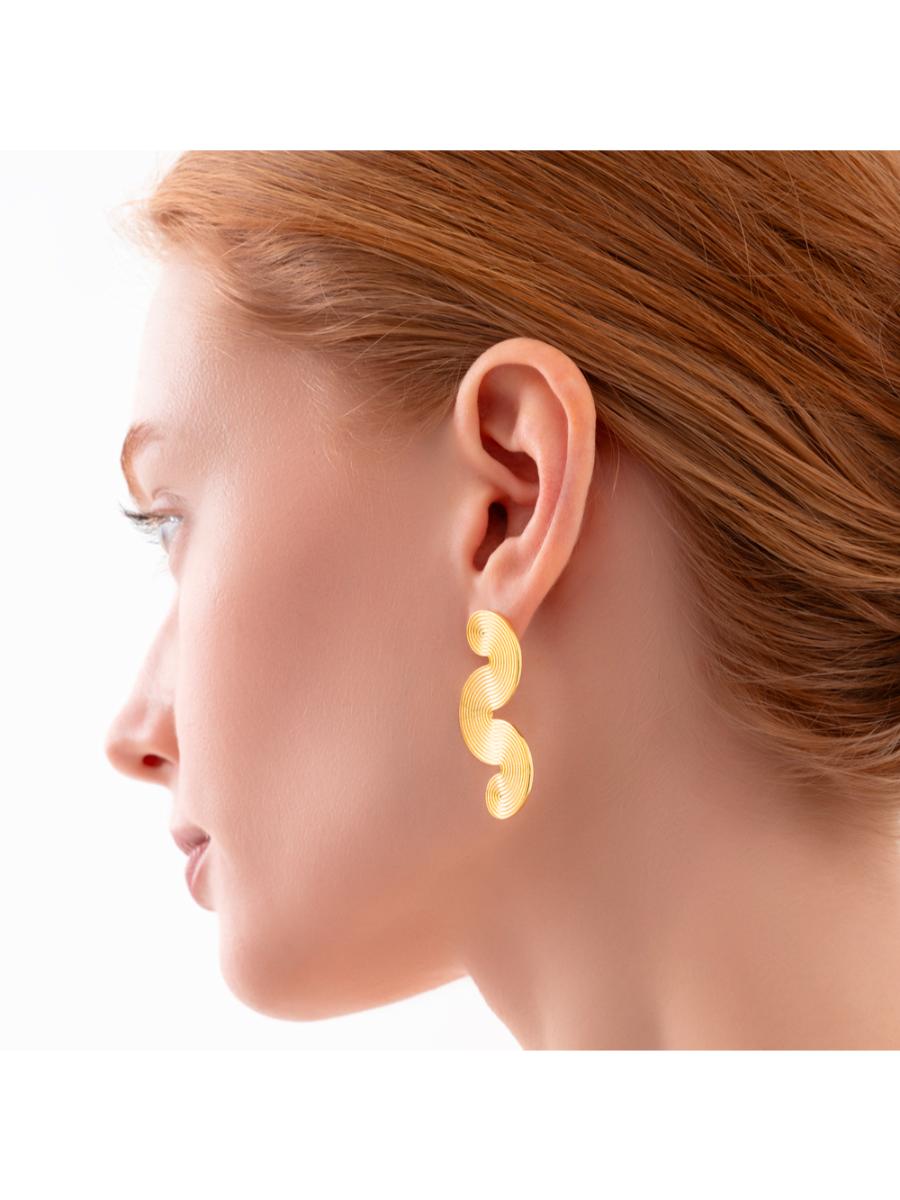 Serpent Earring Gold | Porterist