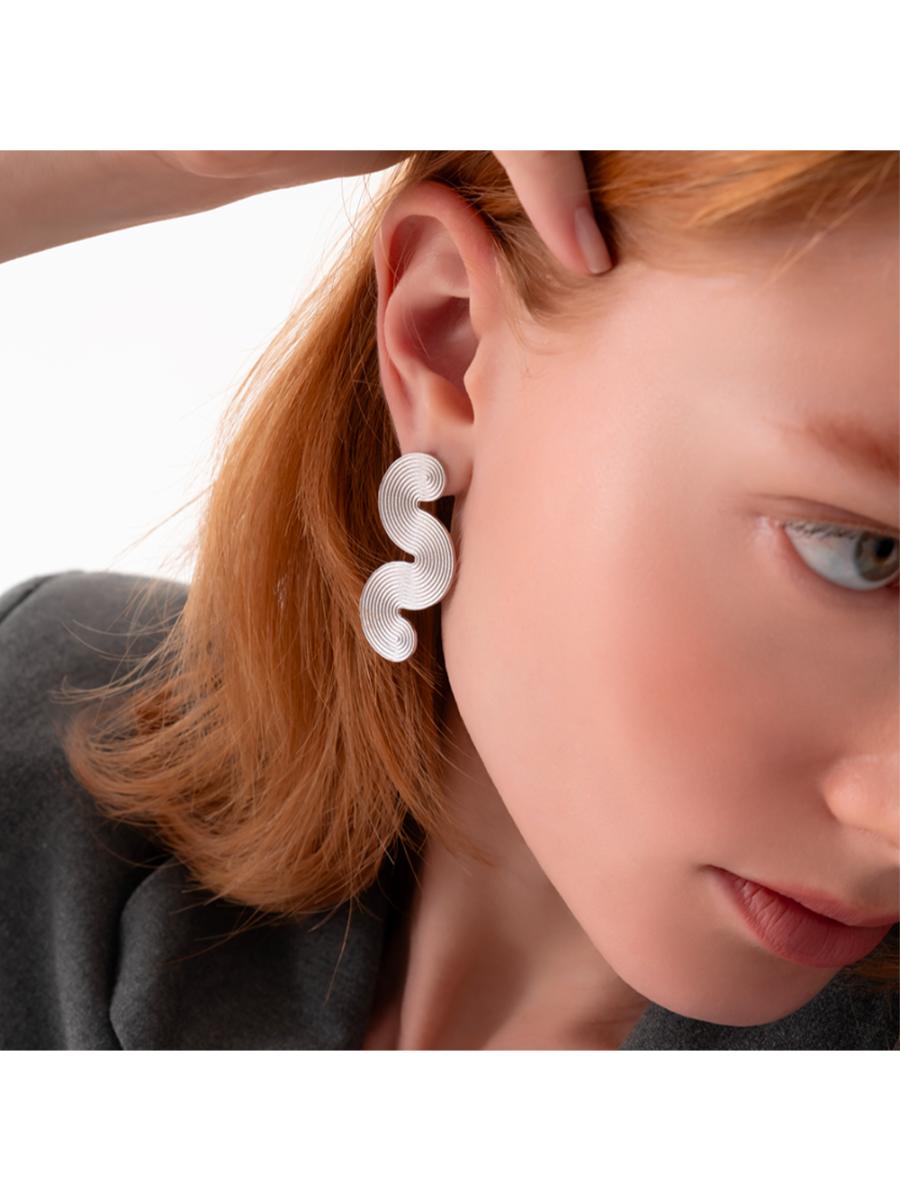 Serpent Earring Silver | Porterist