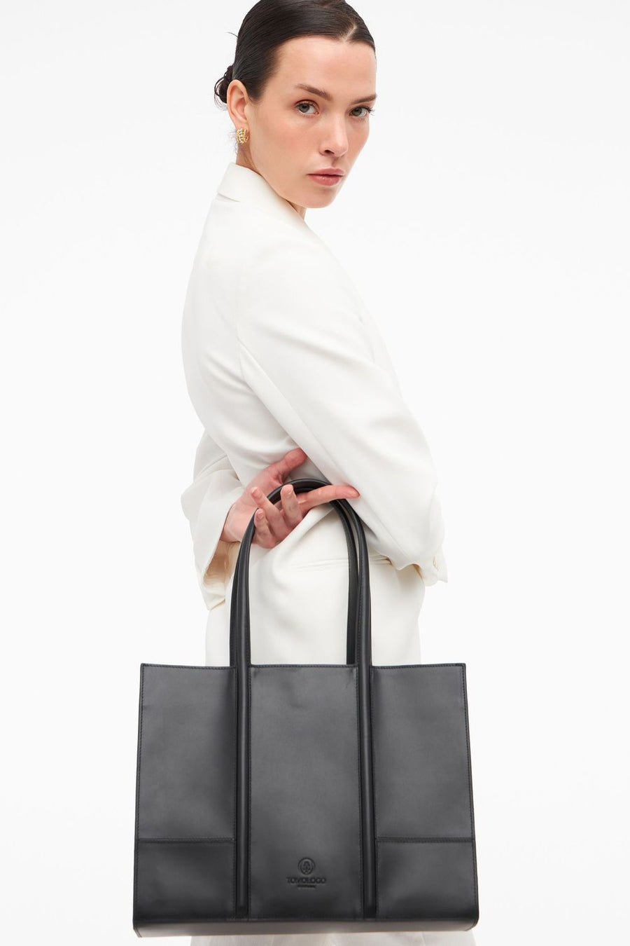 Black T - line Tote Bag | Porterist