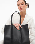 Black T - line Tote Bag | Porterist