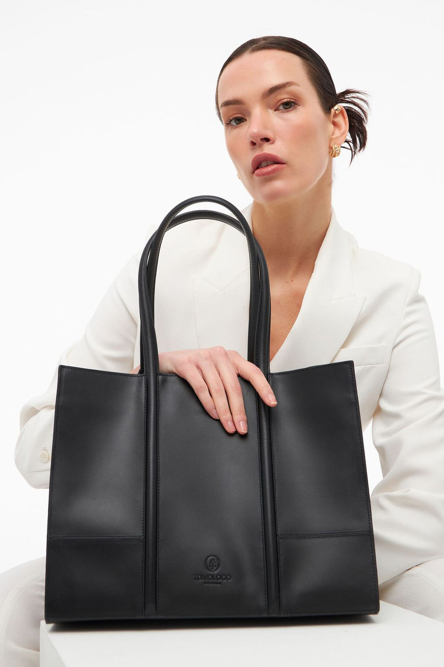 Black T - line Tote Bag | Porterist