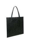 Slim x Black Printed Leather Shoulder Bag | Porterist