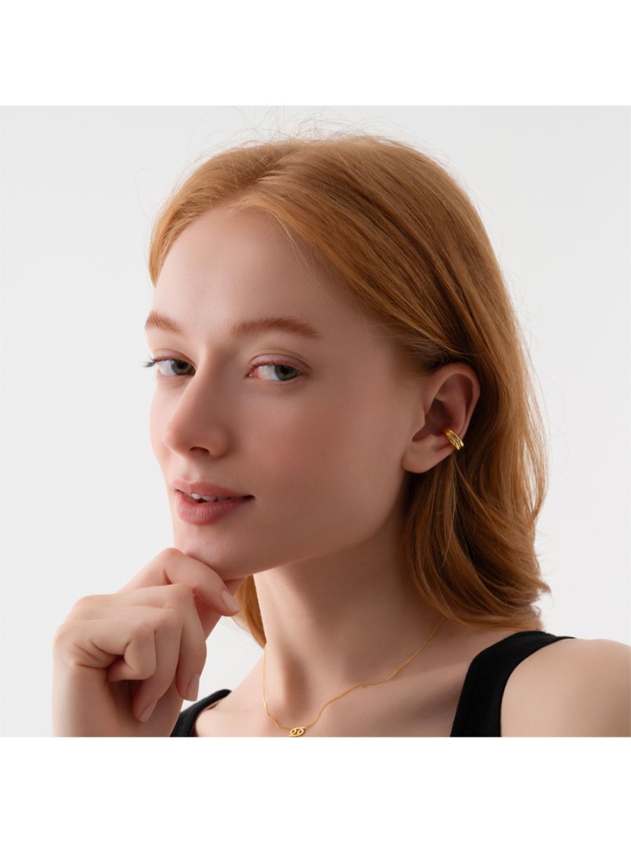 Small Twin Earcuff Gold | Porterist