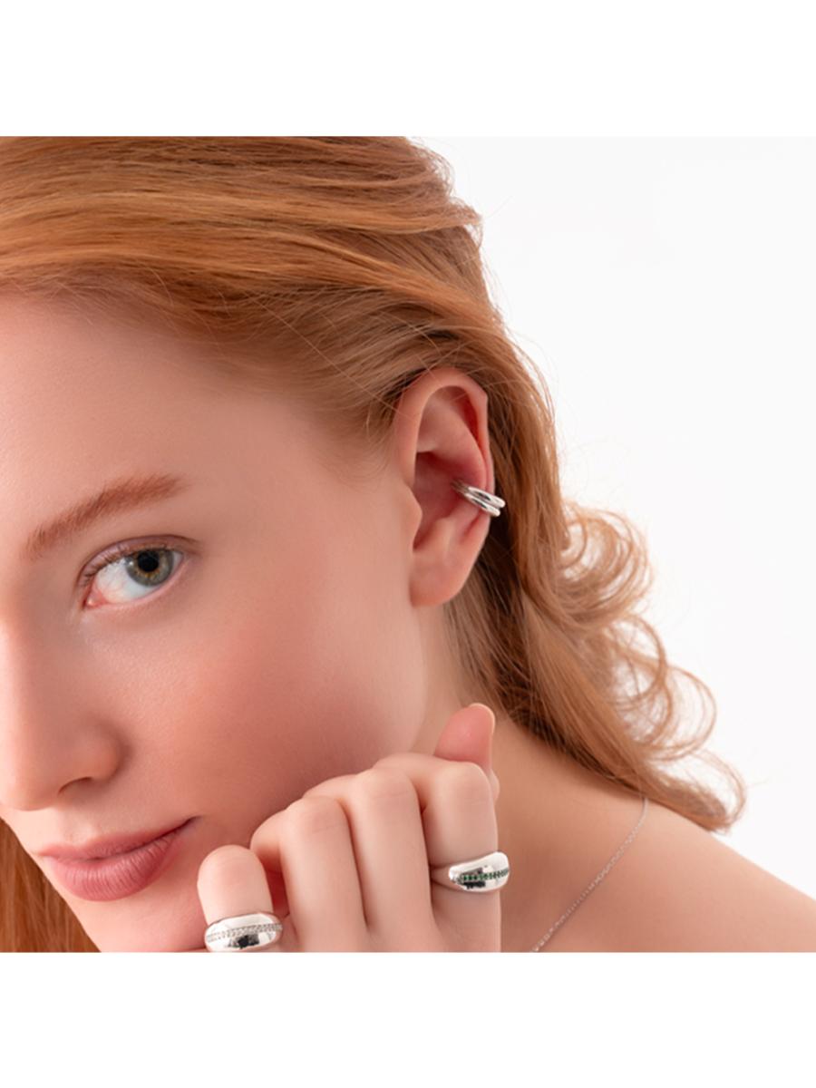 Small Twin Earcuff Silver | Porterist