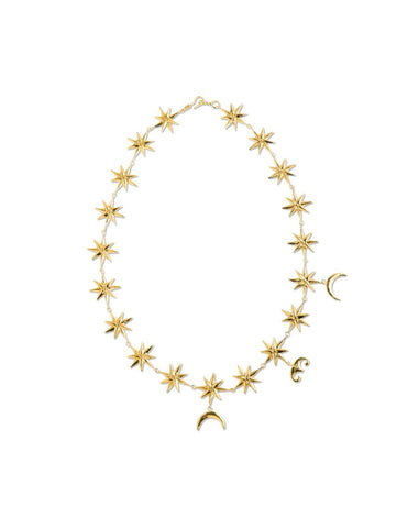 Gold Plated Stary Night Necklace