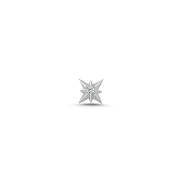 Superstar Silver Mono Earring   - Porterist 1